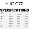 C70 Sizing